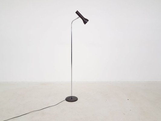 Minimalistic Brown Floor Lamp, 1960s-ZO-623858