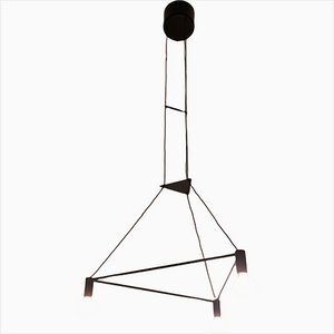 Minimalistic Design Dutch Pendant Lamp, 1980s-SU-1122066