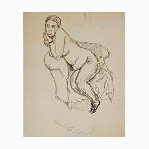 Mino Maccari, Nudes, Drawing, Mid 20th Century-ZCI-1775865