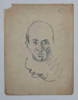 Mino Maccari, Portraits, Drawing, Mid 20th Century-ZCI-1775875