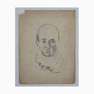 Mino Maccari, Portraits, Drawing, Mid 20th Century-ZCI-1775875