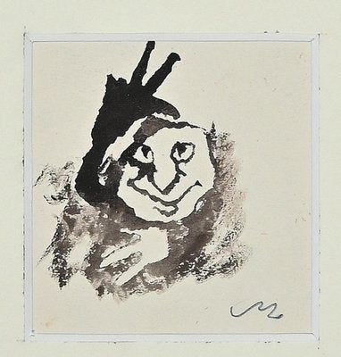 Mino Maccari, Three, Mixed Media, Mid 20th Century-ZCI-1762012