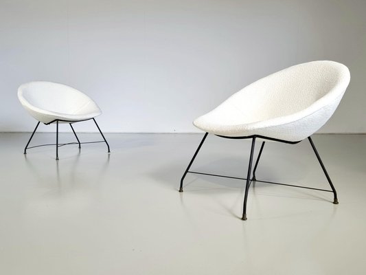 Minoletta Armchairs attributed to Augusto Bozzi for Saporiti, 1950s, Set of 2-UJI-1409868