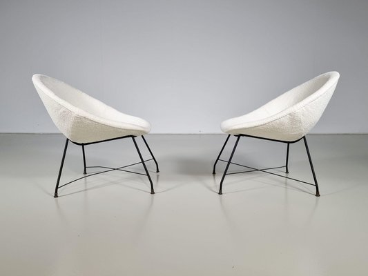 Minoletta Armchairs attributed to Augusto Bozzi for Saporiti, 1950s, Set of 2-UJI-1409868