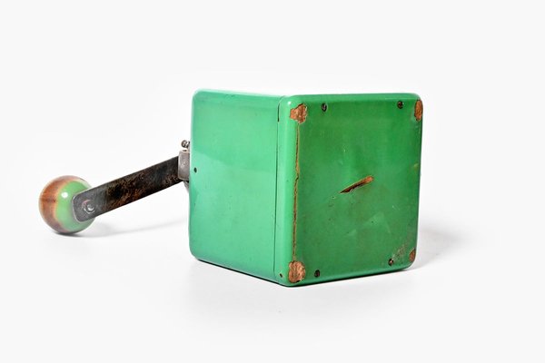 Mint Colored Manual Coffee Grinder, 1930s-HYJ-829645