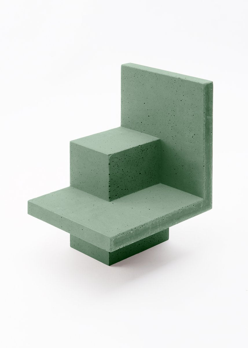 Mint Green Chandigarh II Vase by Paolo Giordano for I-and-I Collection