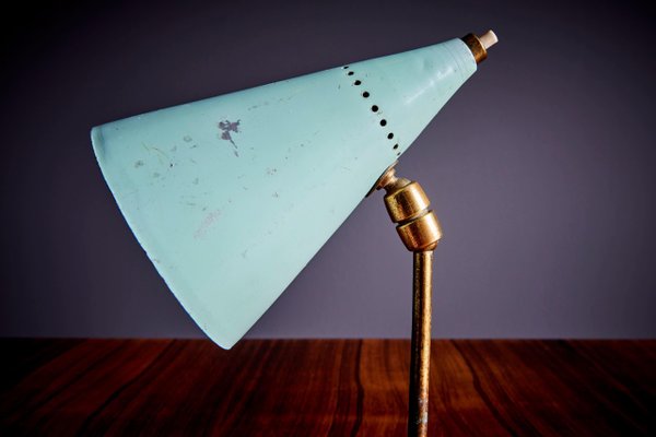 Mint Green Cocotte Table Lamp, France, 1950s-SFD-1784701