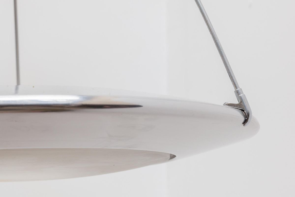 Mira C Chrome Disk Lamp by Ezio Didone