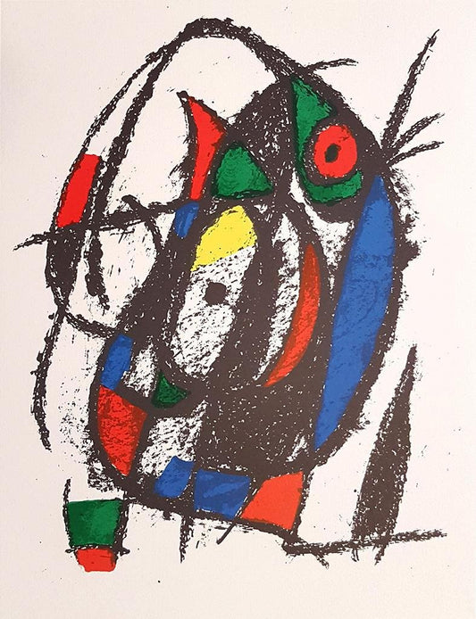 Mirò Lithographe II Plate IV Lithograph by Joan Mirò, 1975