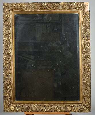 Mirror Frame in Giltwood, Italy, 1800s-RAQ-1104903