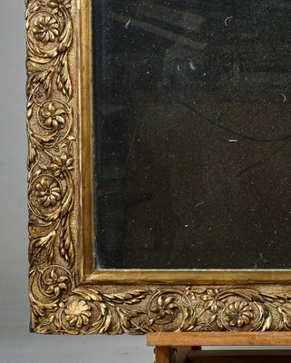 Mirror Frame in Giltwood, Italy, 1800s-RAQ-1104903