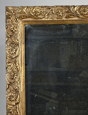 Mirror Frame in Giltwood, Italy, 1800s-RAQ-1104903