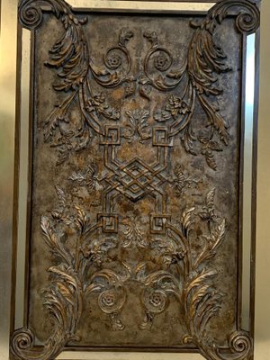 Mirror Framed Panel with Relief Decoration Elements-IJR-1393948