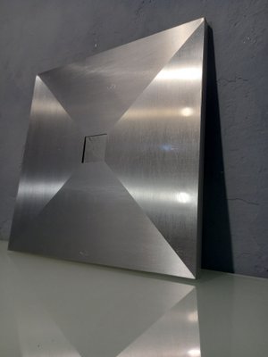 Mirror in Brushed Steel by Nero Ceccarelli-OHK-1722263