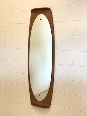 Mirror in Curved Plywood, 1960s-NPC-1325170