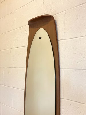 Mirror in Curved Plywood, 1960s-NPC-1325170