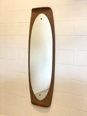 Mirror in Curved Plywood, 1960s-NPC-1325170