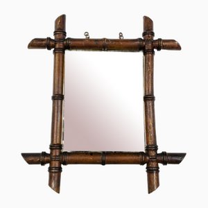 Mirror in Faux Bamboo Frame, 1890s-LCQ-1475666