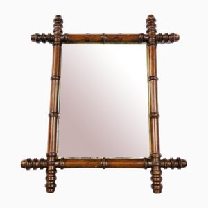 Mirror in Faux Bamboo Frame, 1890s-LCQ-1475664