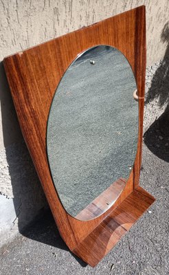 Mirror in Wood with Console, 1960s-OHK-1722245