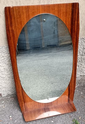 Mirror in Wood with Console, 1960s-OHK-1722245