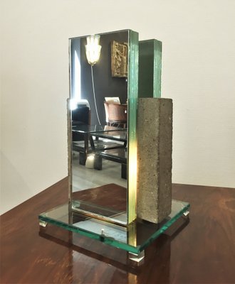 Mirror Table Lamp by Laurent Beyne, 1990s-CBP-1383439