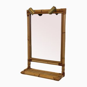 Mirror with Bamboo Frame, 1970s-NPC-1763588