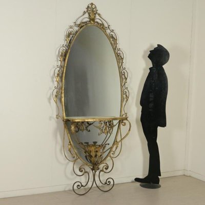 Mirror with Console in the style of Pierluigi Colli, Italy, 1950s-VMM-1446243