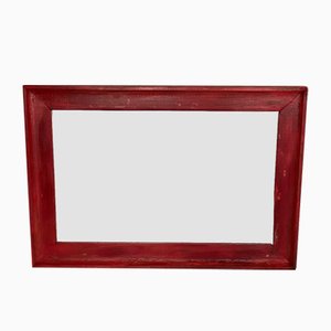 Mirror with Red Frame-ALG-1261705