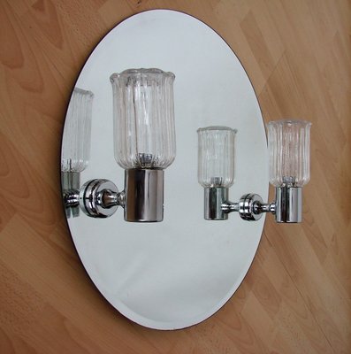 Mirror with Sconces, 1980s-XHP-1402378