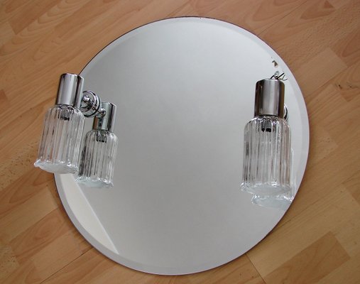 Mirror with Sconces, 1980s-XHP-1402378