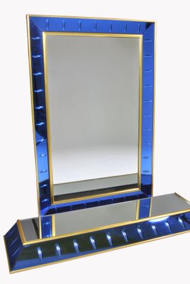 Mirror with Small Console from Cristal Art, Italy, 1950, Set of 2-WFB-1065162