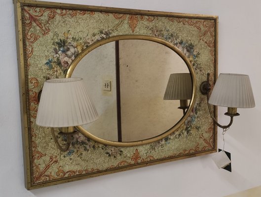 Mirror with Wall Lights attributed to Baga, 1996-HDX-2035638