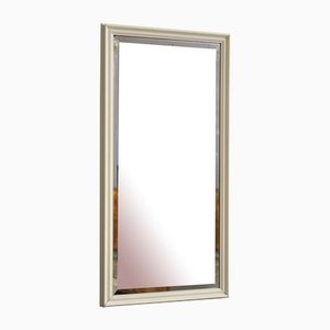 Mirror with White Painted Wood Frame by Giuseppe Restelli, 1970s-KNM-1430860