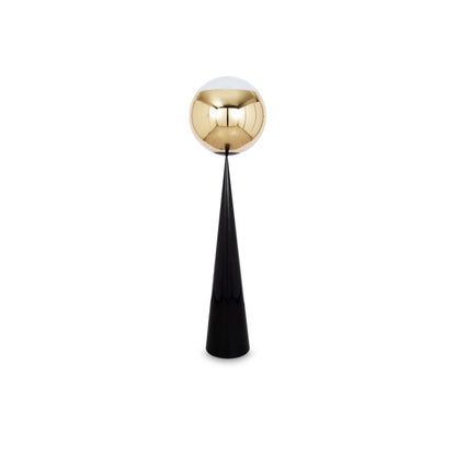 Mirror Ball Cone Fat - Metal And Polycarbonate Led Floor Lamp by Tom Dixon #Gold