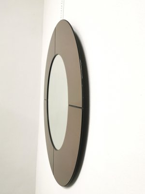 Mirrored Glass Wall Mirror, Italy, 1970s-ZST-1293197