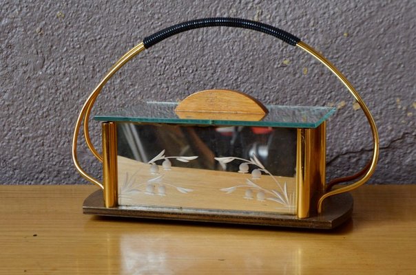 Mirrored Jewelry Box, 1950s-AIU-1050404