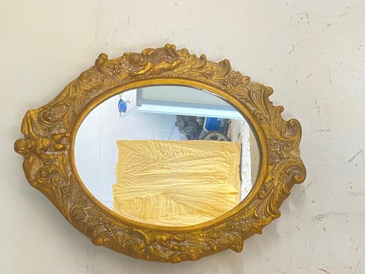 Mirrors in Gilt Resin, 20th Century, Set of 2-UR-1765685