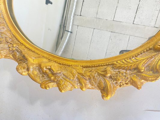 Mirrors in Gilt Resin, 20th Century, Set of 2-UR-1765685