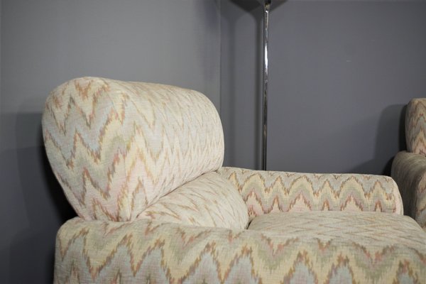 Missoni Style Armchairs, 1970s, Set of 3-KNM-1070246