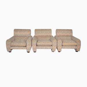 Missoni Style Armchairs, 1970s, Set of 3-KNM-1070246