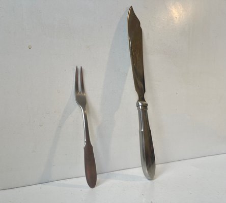 Mitra Stainless Cutlery Set for 12 from Georg Jensen, 1960s, Set of 68-LCR-1389557