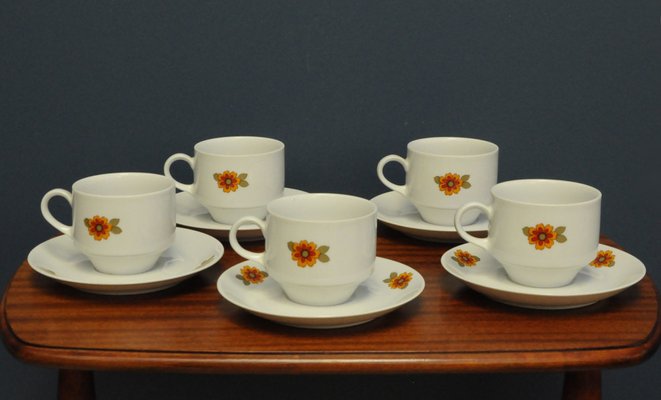 Mitterteich Bavarian Coffee Set, Set of 10-KDW-956466