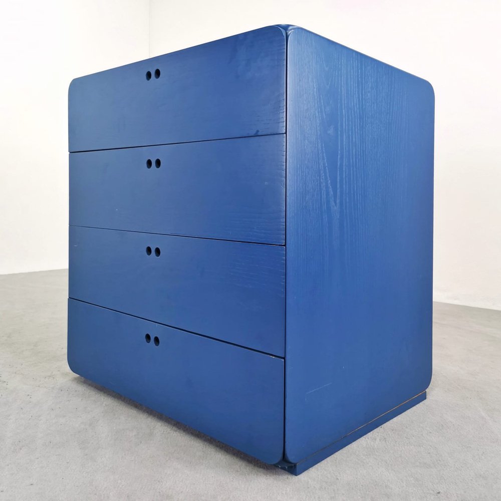 Mobile Dresser in Wooden Lacquer by Derk Jan De Vries for Maisa, 1970s