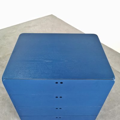 Mobile Dresser in Wooden Lacquer by Derk Jan De Vries for Maisa, 1970s-PRS-1700364