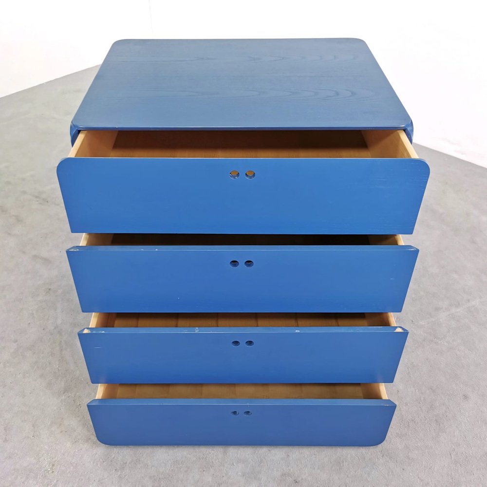 Mobile Dresser in Wooden Lacquer by Derk Jan De Vries for Maisa, 1970s