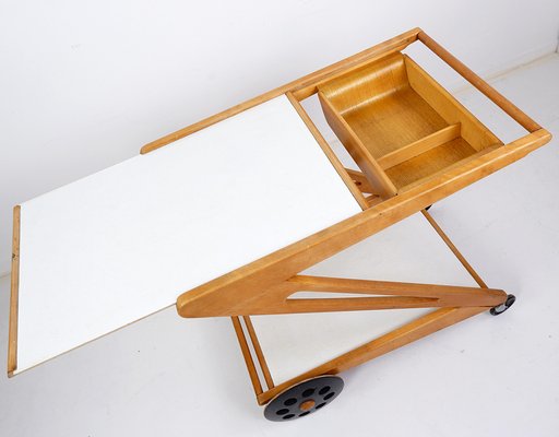 Mobilo Pe03 Serving Trolley by Cees Braakman for Pastoe, 1950s-NYF-2018951