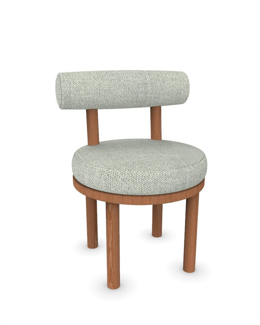 Moca Chair in Safire 06 Fabric and Smoked Oak by Studio Rig for Collector