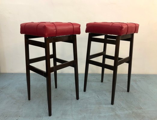 Mod. 112 Stools by Gianfranco Frattini for Cassina, 1960s, Set of 2-DPP-1251615