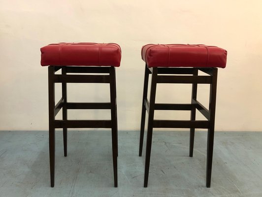 Mod. 112 Stools by Gianfranco Frattini for Cassina, 1960s, Set of 2-DPP-1251615